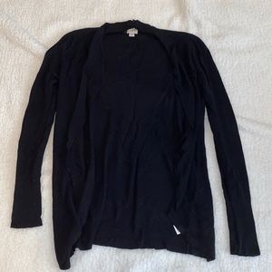 Black cardigan